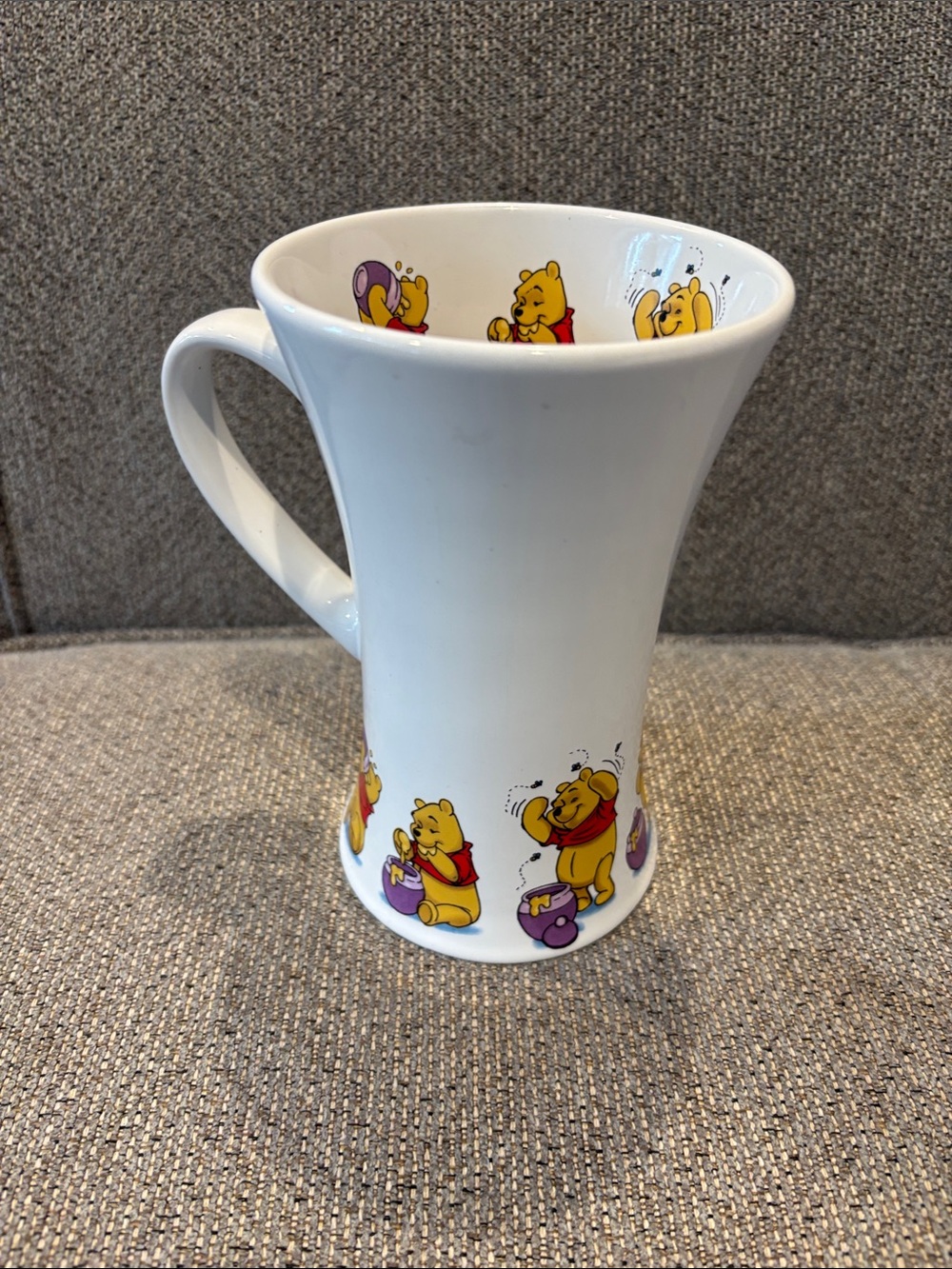 Disney Yellow & Purple Winnie the Pooh Ceramic Mug